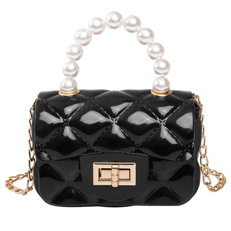 Popular Fashion Custom Design Girls Small Jelly Pearl Handbags