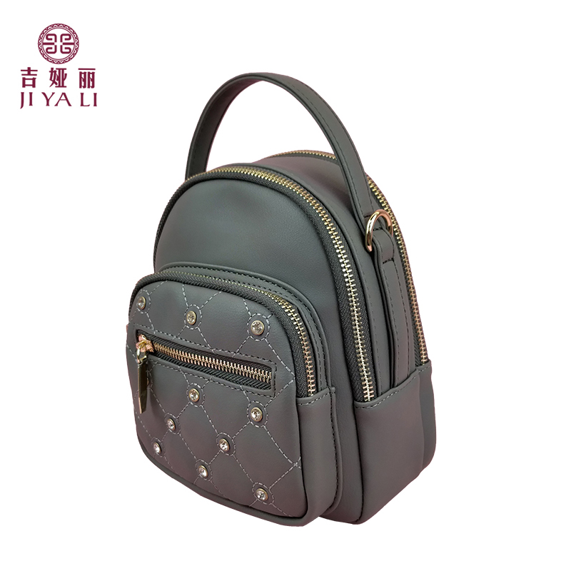 JIYALI custom logo leather backpack for women supplier for daily used-2
