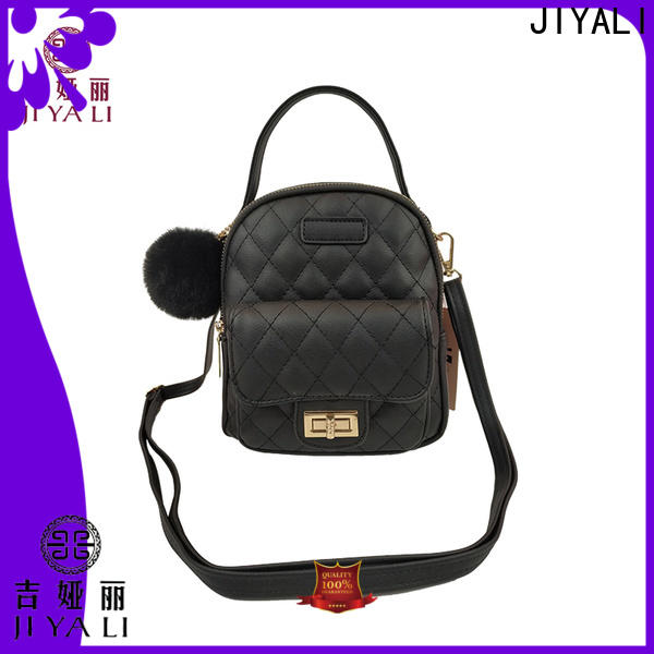 JIYALI High Quallity best leather backpack womens China for work