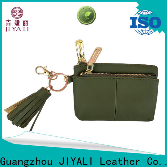 JIYALI versatility leather coin purse supplier for commercial